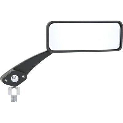 【5日前後で発送】バイク用品 ハンドルTANAX タナックス ナポレオン ボールジョイントミラー(角) ブラック シルバー鏡10mm左右共通AM-104-10 ...