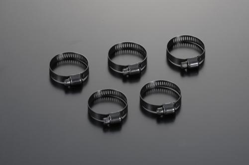 バイク用品 テラモト TERAMOTO ホースバンド ブラック 18-32 5個3117 4580305162710