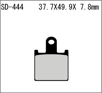 【安心の日本製ブレーキパット・ベスラ】【パッド】【バイク用】ZG1400 CBFL GTR1400 ABS 11年式【SD-444】【ネット通販限定価格】
