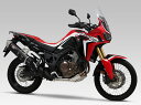 【ヨシムラ】【YOSHIMURA】【HONDA】 【CRF1000L Africa Twin（16-）】Slip-On HEPTA FORCE サイクロン EXPORT SPEC 政府認証 (ヒートガード付属)STC（チタンカバー/カーボンモデルモデルエンドタイプ）【110-41F-L08G0】