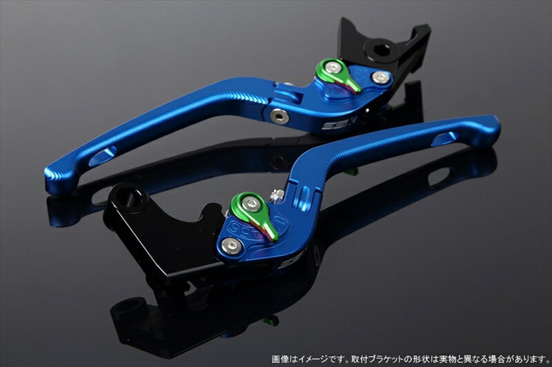 バイク用品 ハンドルエスエスケイ スピードラ SSKSPEEDRA アジャストレバー 3D可倒式 Mブルー Mグリーン NINJA1000 17-2018 Z1000 17-18 Z900RSLVDM028BE-GN 4589995206674取寄品 セール