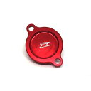 バイク用品 メンテナンス オイルフィルターZETA オイルフィルターカバー レッド KXF450 16-18ジータ ZE90-1183 取寄品