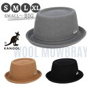 クーポン有!!KANGOL WOOL MOWBRAY S〜XLサイズ 小さいサイズ 大きいサイズ ウールモウブレイ ポークパイハット テラピンチ フェルトハット ウール 羊毛 メンズ 男性 レディース 女性 ユニセックス 秋冬 カンゴール 233-069611 127-169007 帽子 送料無料 楽天ランキング第1位