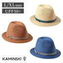 P5倍!!HELEN KAMINSKI HARVIS【UPF50+】L〜XLサイズ 正規品 スリランカ製 UV加工 大きいサイズ ラフィア ストローハット 中折れハット フェドラ 紫外線対策 UVカット 日よけ メンズ 男性 レディース 女性 春夏 ヘレンカミンスキー XY 送料無料 帽子 楽天ランキング入賞