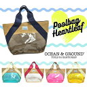 宅配便390円 Ocean＆Ground プールバッグ HEART REEF キッズ ジュニア ビニールバッグ ビーチバッグ かごバッグ トートバッグ 手提げ 透明 クリア 子供用 女の子 レディース ママ 春夏 オーシャンアンドグラウンド 1715802 楽天ランキング第1位 宅配便 あす楽