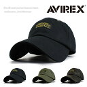 AVIREX アヴィレックス アビレックス キャップ メンズ レディース 帽子 ミリタリー ローキャップ 人気 トレンド 父の日 贈り物 プレゼント