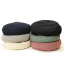 【日本製】Linen Standard Beret リネンベレー メンズ レディース ブラック ベージュ カーキ グレー