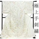 訪問着 手刺繍 総刺繍 正絹 桜 桜枝 駒羽二重 最高級丹後ちりめん 仮絵羽 未仕立て 反物 特選 フォーマル 結婚式 パーティー 礼装 入学式 卒業式 お花見...
