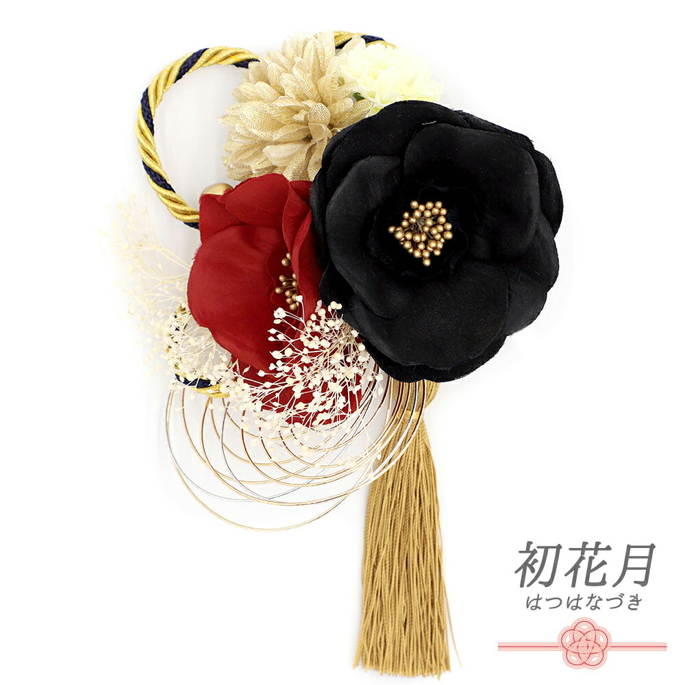 髪飾り 成人式 水引 赤 振袖 和装 袴 花 芙蓉 黒 白 ゴールド 房 組紐 ビーズ かすみそう 大きい 小さい Uピン コーム かわいい おしゃれ 卒業式 結婚式 七五三 着物 No.12-0556