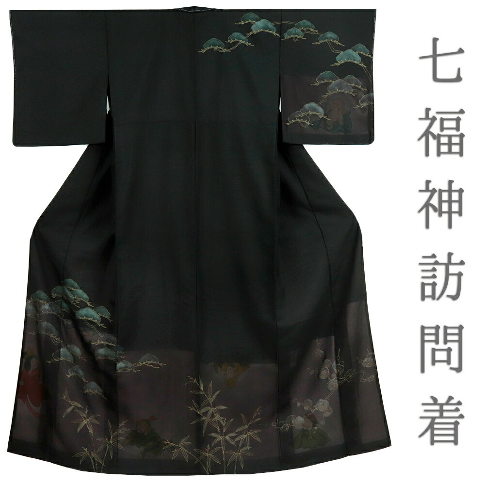 紗合わせ二重紗黒地6月9月にLLサイズお仕立て上りお単の時期|着物 紗合わせ二重紗黒地6月9月にLLサイズお仕立て上りお単の時期|着物