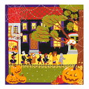 風呂敷 日本製 50cm幅 中巾 三毛猫みけの夢日記 みけのハロウィン 11月 ハロウィン ハロウィーン かぼちゃ カボチャ ゾンビ お化け ミイラ ドラキュラ...
