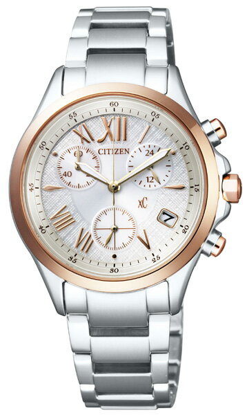 シチズン クロスシー 腕時計（レディース） 【 表示価格から10％割引クーポンあり 】シチズン エコドライブ クロスシー クロノグラフ レディース 腕時計 CITIZEN XC FB1404-51A