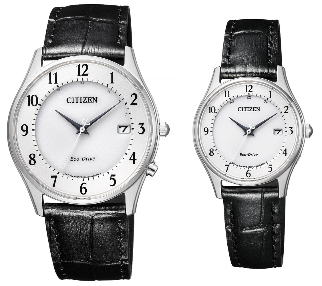 【 2000円OFFクーポンあり 】シチズン ペアウォッチ エコドライブ ソーラー電波時計 薄型 スリム レディース腕時計 メンズ腕時計 2本セット CITIZEN AS1060-11A ES0000-10A