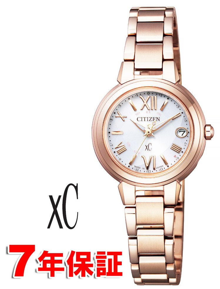 シチズン クロスシー 腕時計（レディース） 【 さらに10％割引クーポンあり 】シチズン クロスシー エコドライブ 電波時計 ハッピーフライト レディース ソーラー電波 腕時計 サクラめっき CITIZEN XC ES9435-51A