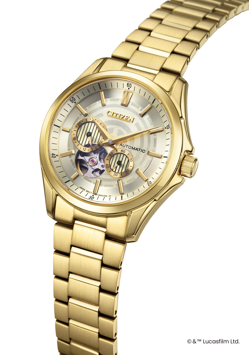 シチズンコレクション メカニカル オ−プンハート 「STAR WARS」限定モデル「C-3PO」 CITIZEN スターウォーズ メンズ腕時計 NP1013-53P 【最短配送】