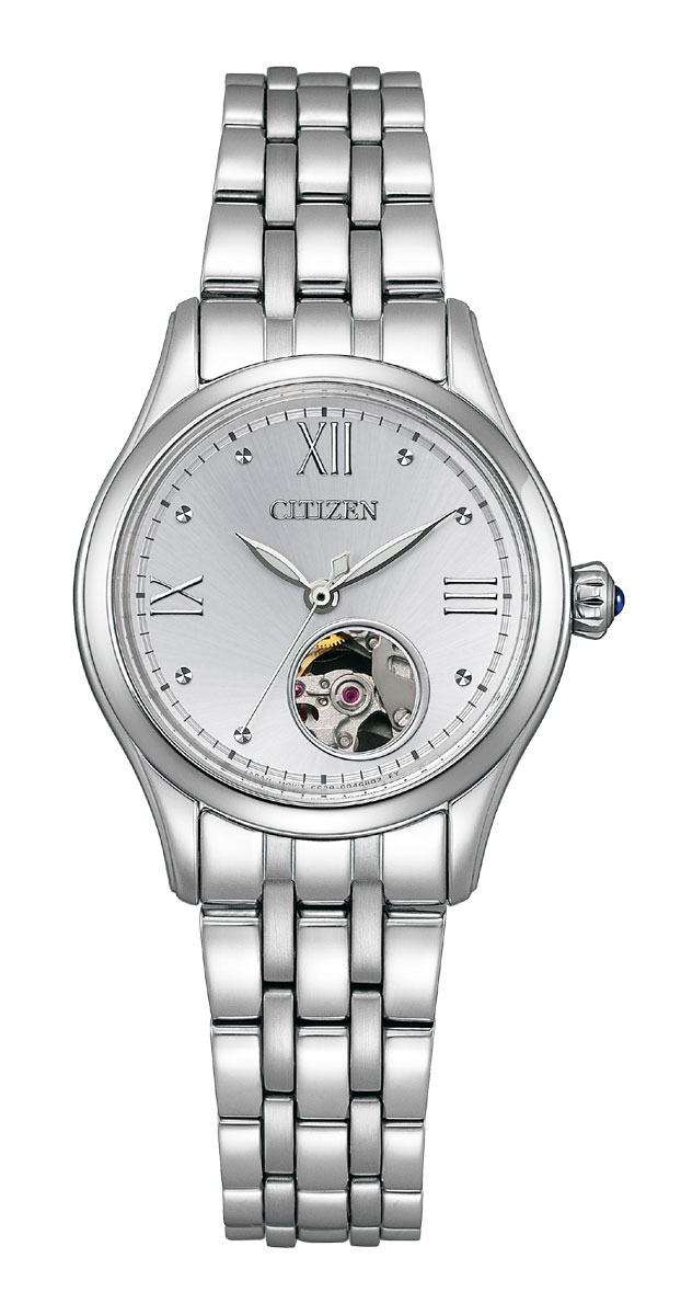 【 表示価格から10％OFFクーポンあり 】シチズンコレクション レディス メカニカル オープンハート CITIZEN COLLECTION レディース腕時計 PR1040-88A