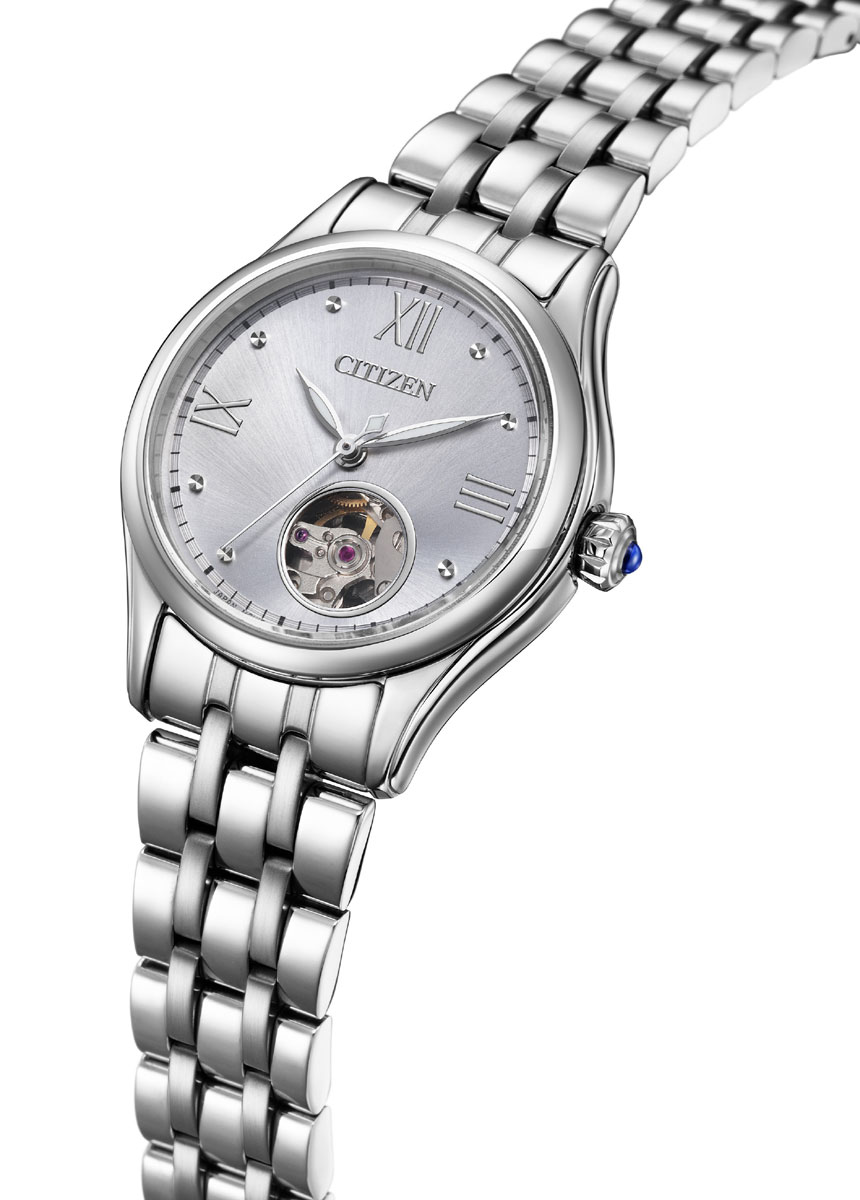 【 表示価格から10％OFFクーポンあり 】シチズンコレクション レディス メカニカル オープンハート CITIZEN COLLECTION レディース腕時計 PR1040-88A