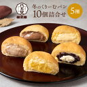 《八天堂公式》冬のくりーむパン10個詰合せ(5種) 冬ギフト お歳暮 御歳暮 詰め合わせ 贈り物 クリームパン カスタード チョコレート マロン あんバター 人...