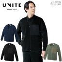 ブルゾン (兼用)UNITE UN-0409 長袖 医療 白衣 看護師 医師 ドクター クリニック 病院 男女兼用 メンズ レディース 制電 ストレッチ ネイビ...