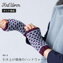 knitworm 編み物キット ＜引き上げ模様のハンドウォーマーキット＞編み物キット ハンドウォーマー キット 手芸 裁縫 毛糸 おうち時間 趣味 ハンドメイド 手作り ファッション おしゃれ かわいい セット 編み物セット 秋 冬 ニットワーム 原ウール