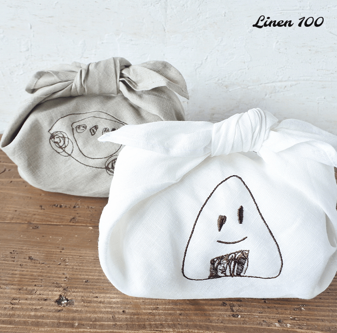 【ハッティーナーク公式】ラッピング 無料 誕生日 子供の絵 刺繍 イラスト プレゼント ギフト 実用的 子どもの絵 似顔絵 リネンランチクロス 子どもの絵 孫 ...