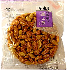 落花生煎餅：轟太鼓(甘辛)【ピーナツ菓子】メール便対応【02P18Jun16】【HLS_DU】【RCP】 落花生　ピーナッツ　千葉のサムネイル