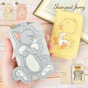 キーケース レディース 可愛い トムとジェリー キッズ 小銭入れ 一体型 コインケース カード 鍵入れ カードケース コンパクト 大人かわいい おしゃれ アイボリー ピンク グレー イエロー シンプル 通勤 通学 女性 高校生 中学生 小学生 子供 キャラクター トムジェリ グッズ