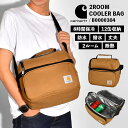 保冷バッグ carhartt カーハート 12缶 大容量 クーラーバッグ 保冷バック ショルダーバッグ 斜め掛け 肩がけ アウトドア キャンプ 撥水 防水 二層式 2ルーム 断熱 丈夫 メンズ ストラップ付き おしゃれ かっこいい シンプル 渋い ブラウン ワーク ブランド 弁当袋 通勤 通学(4)