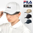 キャップ FILA フィラ メンズ ブランド おしゃれ 帽子 スポーツ 吸汗速乾 手洗い 洗濯可能 定番 ブラック ネイビー ベージュ ホワイト シンプル カジ...