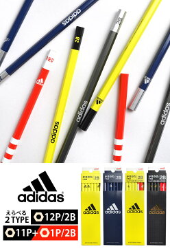 鉛筆 2B 1ダース アディダス adidas 黒 赤鉛筆入 日本製 12本入 かっこいい かきかたえんぴつ 六角 男の子 通園 通学 卒園 卒業祝い 小学生 小学1年生 入学 入学準備 プレゼント 筆記用具 文房具 文具 子供 筆記具 粗品 記念品 uni 三菱鉛筆 スポーツブランド サッカー