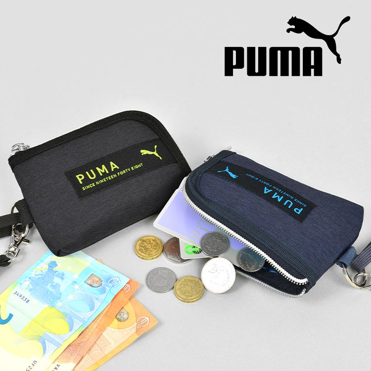 コインケース PUMA 子供 財布 男の子 小学生 ストラップ付き キッズ 財布 プーマ こども ジ