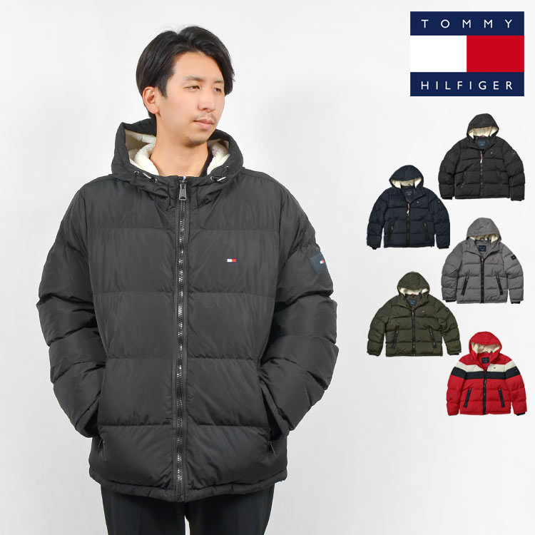 中綿ジャケット ボア TOMMY HILFIGER トミー ヒルフィガー ダウンジャケット風 ブランド メンズ 大きい..