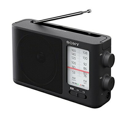 【中古】 ソニー ポータブルラジオ ICF-506 : FM/AM/ワイドFM対応 電池駆動可能(単3形3本) ブラック ICF-506 C 【中古】 ソニー ポータブルラジオ ICF-506 : FM/AM/ワイドFM対応 電池駆動可能(単3形3本) ブラック ICF-506 C