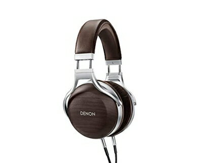 【中古】 デノン Denon AH-D5200 ヘッドホン オーバーヘッド 密閉ダイナミック型 ハイレゾ対応 ウッドハウジング AH-D5200EM ゼブラウ..