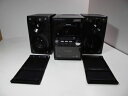 【中古】 Panasonic パナソニック SC-PM710SD-K ブラック SDステレオシステム CD/MD/SD/カセット/AM/FMラジオコンポ (センターユニットSA-PM710SDとスピーカーSB-PM710のセット)