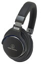 【中古】 audio-technica 密閉型ポータブルヘッドホン ハイレゾ音源対応 ブラック ATH-MSR7 BK