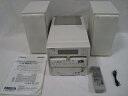 【中古】 Victor ビクター JVC CA-UXW50-W マイクロコンポーネントMDシステム (CD/ダブルMDコンポ)(本体UX-W50とスピーカーSP-UXW50-Wのセット)(2)
