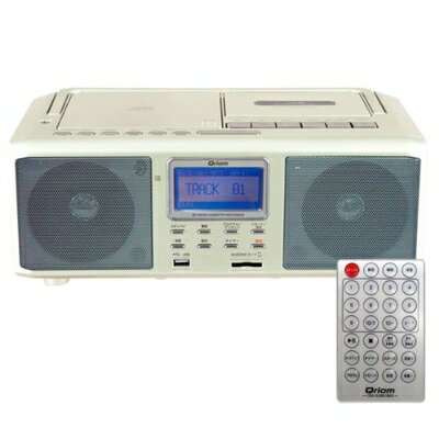 【中古】 山善(YAMAZEN) キュリオム SD/CDラジカセ(USB端子付) CBX-SU803(W)