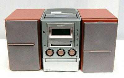 SONY - 【中古】 SONY ソニー CMT-M100 CD/MD/カセット/AM/FMラジオコンポ （本体HCD-M10とスピーカーSS-CM100のセット）