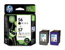【中古】 ヒューレット・パッカード HP 56/57 黒・カラーパック