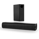 【中古】 サウンドバー 120W ホームシアター テレビスピーカー サブウーファー2.1ch 光デジタル/3.5mm /Bluetooth対応 リモコン付 TV...
