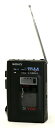 【中古】 SONY ソニー WA-2001 ブラック ラジオカセットコーダー 録音/再生機(ラジオ内蔵ポータブルカセットレコーダー)(2)