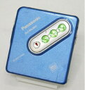 【中古】 Panasonic パナソニック SJ-MJ80-A ブルー ポータブルMDプレーヤー (MD再生専用機/MDウォークマン)