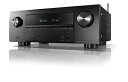 【中古】 Denon AVレシーバー 7.2ch Dolby Atmos/DTS:X/4K HDR/HEOS/Airplay2対応 ミドルクラス ブラック AV...