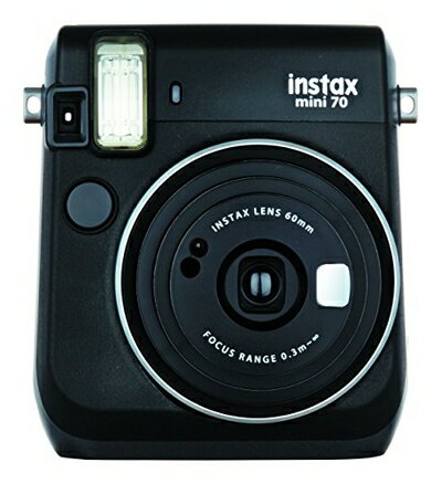 【中古】 富士フイルム(FUJIFILM) インスタントカメラ チェキ instax mini 70 ブラック INS MINI 70N B..