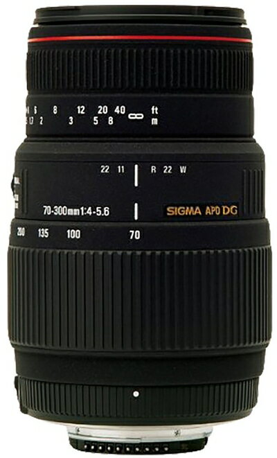【中古】 シグマ(Sigma) SIGMA 望遠ズームレンズ APO 70-300mm F4-5.6 DG MACRO キヤノン用 フルサイズ対応 508272