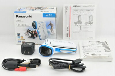 【中古】 パナソニック デジタルムービーカメラ 防水仕様 ホワイト HX-WA3-W