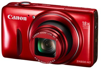 【中古】 Canon デジタルカメラ Power Shot SX600 HS レッド 光学18倍ズーム PSSX600HS(RE)