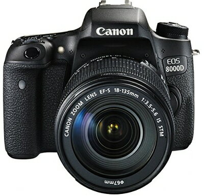 【中古】 Canon デジタル一眼レフカメラ EOS 8000D レンズキット EF-S18-135mm F3.5-5.6 IS STM 付属 EOS8000D18135ISSTMLK