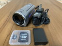 【中古】 JVCKENWOOD JVC ビデオカメラ EVERIO 内蔵メモリー8GB シルバー GZ-E311-S(2)